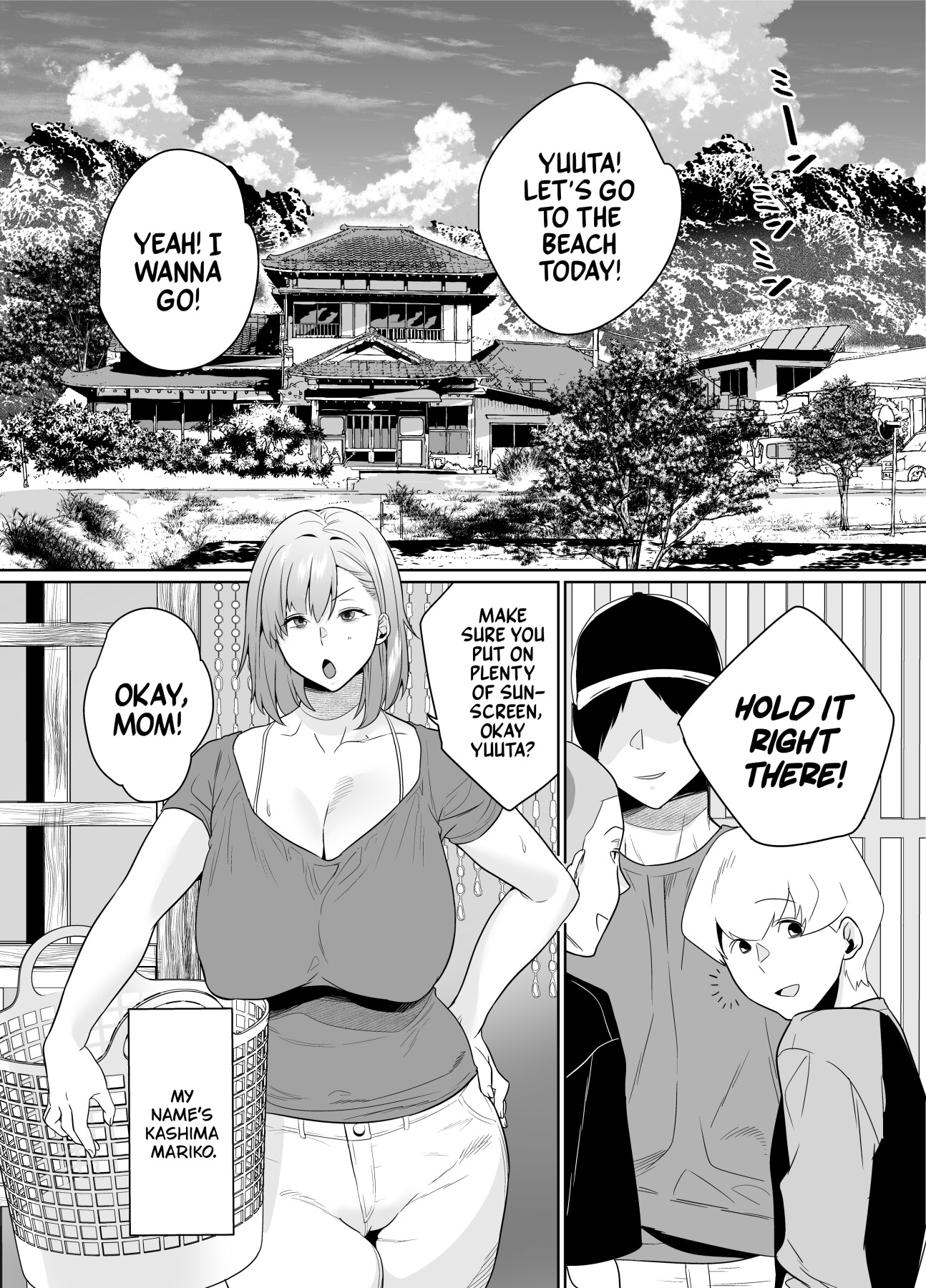 Hentai Manga Comic-Rural, Summer. Hot Sweet Sex with My Friend's Mom-Read-3